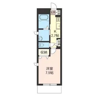 フィデール【2階】の間取り