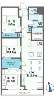 恒陽千石マンションB棟【3階】の間取り