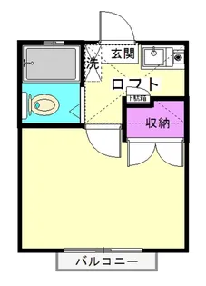 ウッドハイム大松【2階】の間取り