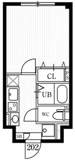 エルファーロ中野【2階】の間取り