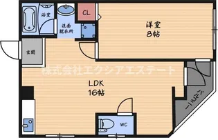 大淀マンション【1階】の間取り