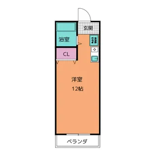 リバーサイドヒルズ【5階】の間取り