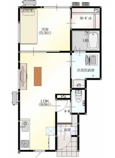 カレンII【1階】の間取り