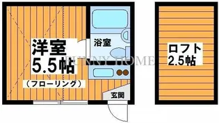 小倉ハイツ【2階】の間取り