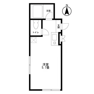 リード南大塚【2階】の間取り
