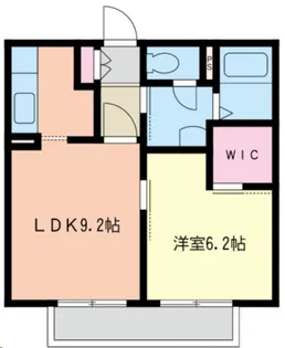シャレー湘南【1階】の間取り