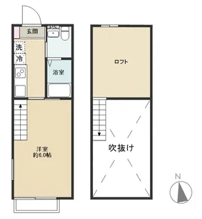 Patio【1階】の間取り