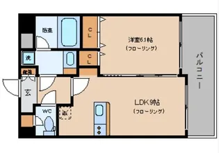 ディオリス【5階】の間取り