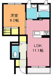 SHMメゾンベルマージュ【1階】の間取り