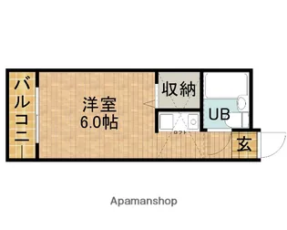 CASA元浜【2階】の間取り
