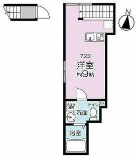 BigApple新宿West【2階】の間取り