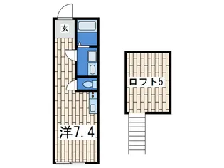 Gold Lagoon I【2階】の間取り