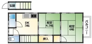 さつき荘【2階】の間取り