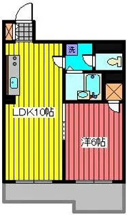 GAYA NAMIKIビル【5階】の間取り