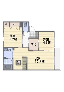 エスポワールT・S B棟【1階】の間取り