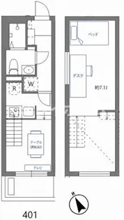 アリカ大森1の間取り