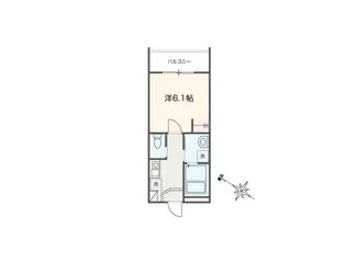 MELLAS大和田【3階】の間取り