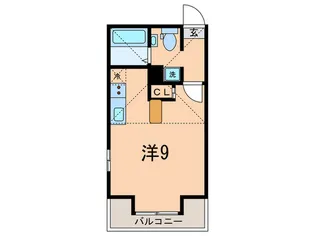 アノンテラス武蔵中原【3階】の間取り