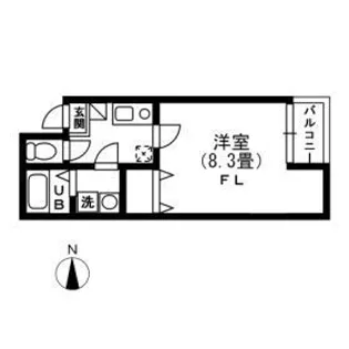 アムール仙台【2階】の間取り