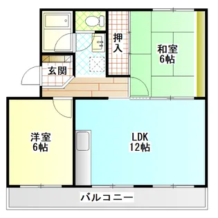第3木村ハイツ【1階】の間取り