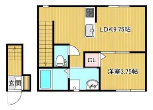 エスポワール【2階】の間取り