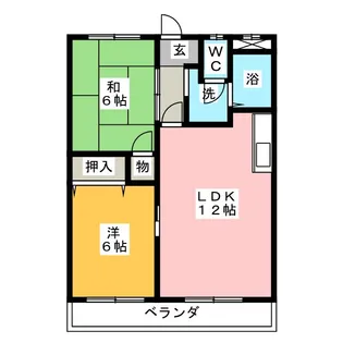 OMレジデンス尾張旭【3階】の間取り