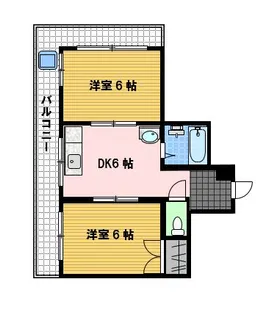 メーテル・カネガエ【3階】の間取り