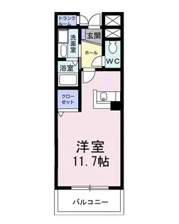 ヴィクトワ ル【4階】の間取り