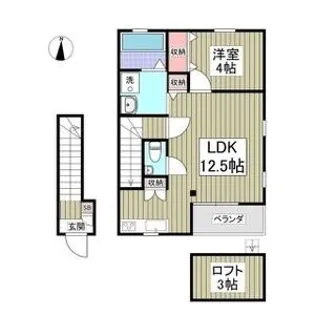 DIAMOND HEAD【2階】の間取り