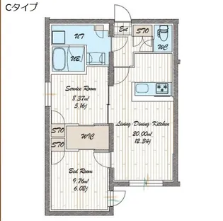 quador noie 今池【3階】の間取り