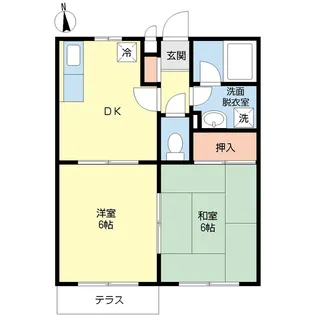 アネシスB棟【2階】の間取り