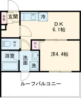 ハーモニーレジデンス山手巣鴨ザ・ガーデン【5階】の間取り
