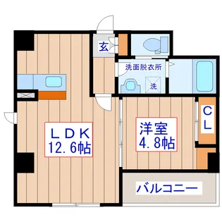 マルキレジデンス【4階】の間取り