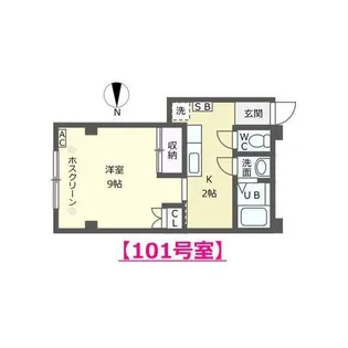 イーハトーブ示野【1階】の間取り