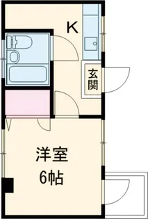 コーポ清水【3階】の間取り