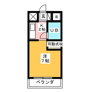 ヴァルールII【1階】の間取り