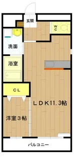 リンクフナエ【1階】の間取り
