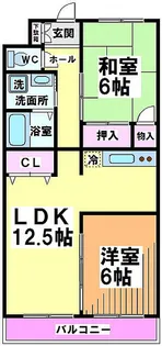 レジデンスマルタ【1階】の間取り