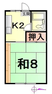 マルナカハイツ【1階】の間取り