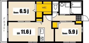 リヴェールII【2階】の間取り