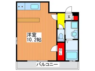ア-クソレイユ森小路【2階】の間取り