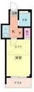 ハートフル鵠沼石上【2階】の間取り