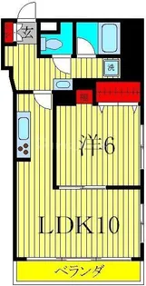 和宏ハイツ【3階】の間取り