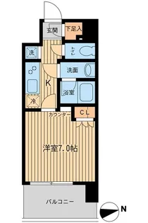 エルシア五反田【2階】の間取り