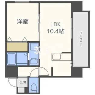 プレアデス千里山田【3階】の間取り