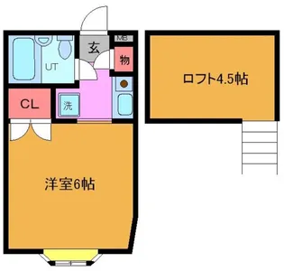 サンリブ花輪【2階】の間取り