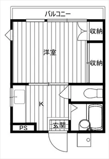 クリエール富岡【3階】の間取り