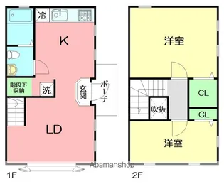 ARIEL DUO【1階】の間取り