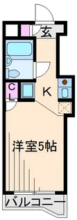 スカイコート綱島第2【1階】の間取り