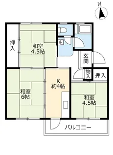 UR室住【5階】の間取り